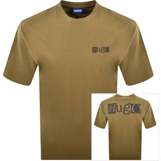 T-shirt i bomuldsjersey med hævet logoprint