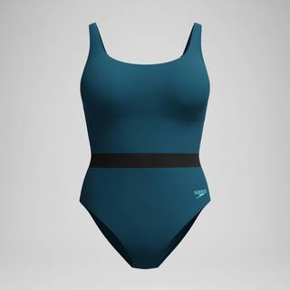 Women's Shaping LuniaGlow Swimsuit DarkTeal/Black - Green