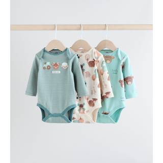 Next Blue Hamish Long Sleeve Bodysuits 3 Pack