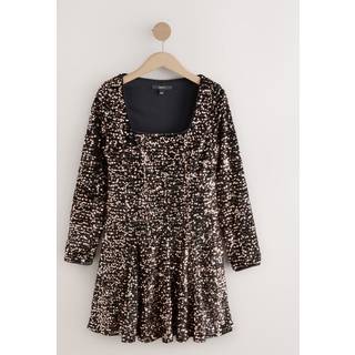 Next Minikjole med firkantet halsudskæring og Pailletter - EU 48 (UK 20)