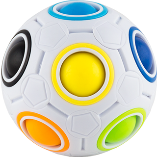 QiYi Magic Rainbow Ball Puzzle (12 Holes) White
