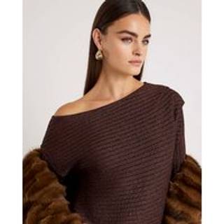 River Island River Island Glitter One Shoulder Jumper