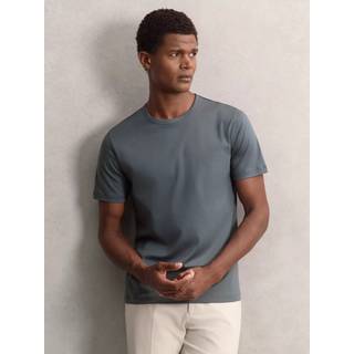 Reiss Reiss Count Airwater-bomuld T-shirt med rund hals