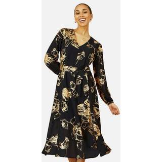 Yumi Yumi Folie Rose Tryk Midikjole - 38