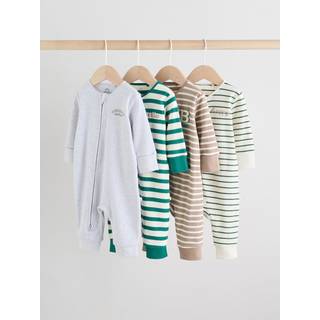 Next Baby Two Way Zip Fodløs sovedragter 4 -pakke (0måneder-3år)