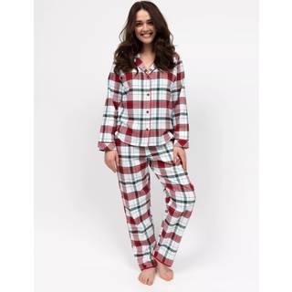 Cyberjammies Cyberjammies Red Long Sleeved Check Pyjamas Set