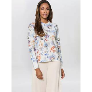 Gina Bacconi Gina Bacconi Blå Lina Blomsterstrikket Trøje