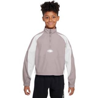 Nike Sportswear-løbejakke med 1/4 lynlås til piger - lilla