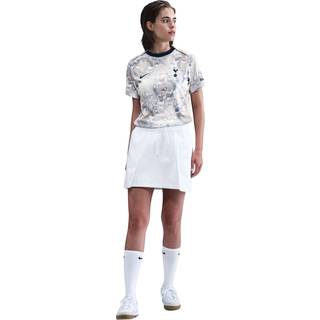 Tottenham Hotspur Academy Pro Home Nike opvarmningstrøje til fodbold med korte ærmer til kvinder - hvid - L (EU 44-46)