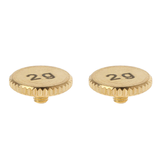 Headshell 2G Shell Weight Pladespiller Metal, Guld