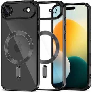 iPhone Air Tech-Protect MagFlex Cover - MagSafe-kompatibelt - klar / sort