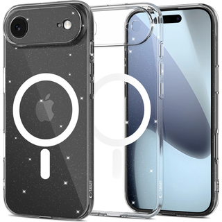 iPhone Air Tech-Protect FlexAir Glitter MagSafe TPU Cover - Gennemsigtig