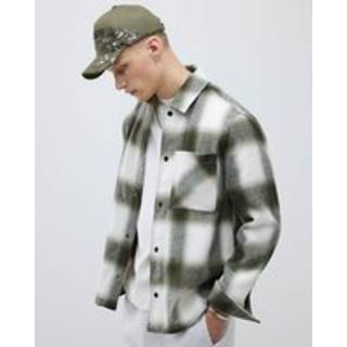 River Island River Island ternet overshirt med buet kant - Middel