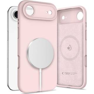 iPhone Air Tech-Protect flydende silikone cover - MagSafe-kompatibel - Lyserød Perle