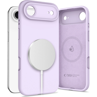 iPhone Air Tech-Protect flydende silikone cover - MagSafe-kompatibel - Lilla