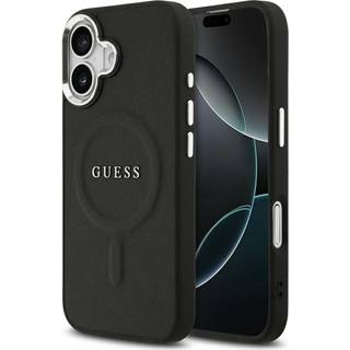 iPhone 17 Guess Saffiano Hybrid Cover - MagSafe Kompatibel - Sort
