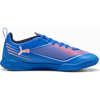 PUMA ULTRA 6 PLAY Futsal Boots Youth, Shoes, Ultra Blue/White/Glowing Red, 35.5