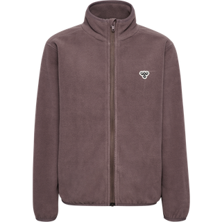 Hummel Kid's Hmljr Fleece Zip Jacket Bee Peppercorn, 152