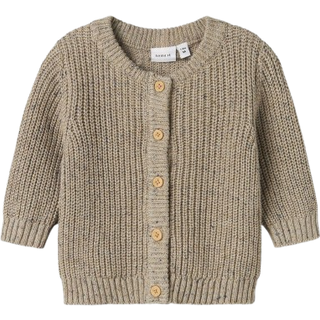 NAME IT Strik Cardigan Norman Island Fossil