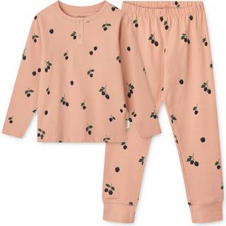 Liewood Wilhelm printed cotton-blend pajamas - pink - Y 9/10