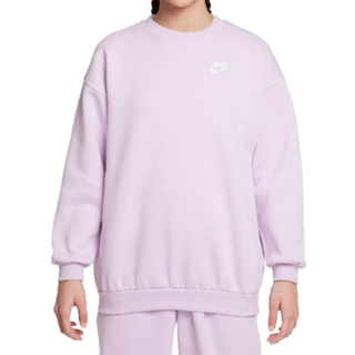 Oversized Nike Sportswear Club Fleece-sweatshirt til større børn - lilla - XL