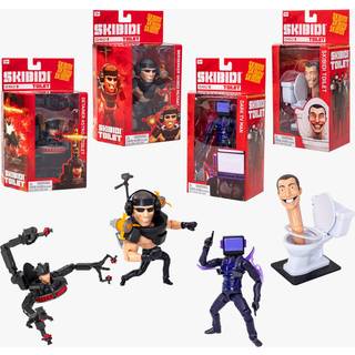 SKIBIDI TOILET Figurer Deluxe 15 cm, Blandet