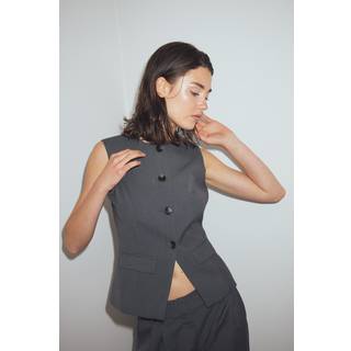 Noella - N-Kasaunette Vest 10730003 - 1400 - Charcoal Mel.