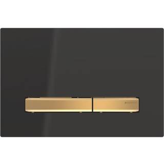 Geberit Sigma 50, kantet betjeningsplade - Sort/krom