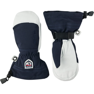 Hestra Kid's Army Leather Heli Ski Mitt Handsker Børn størrelse 6 farve blå