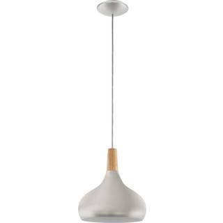 Outlet: EGLO Sabinar Pendel Lampe Ø280 mm I Børstet Stål