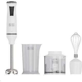 Black+Decker Stavblender sæt 750W, Hvid