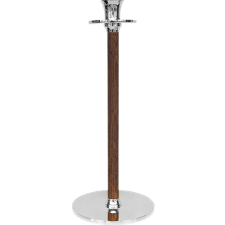 Hilke Collection Alto Basso Lysestage 35 Cm /forniklet - Lysestager Valnød Silver - 2022-HWNP30