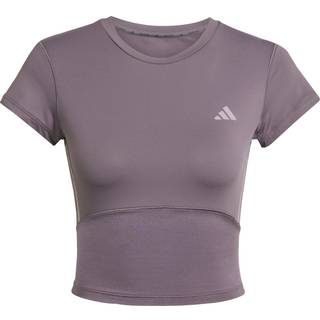 Hyperglam Shine Baby tee - Grey Strata / Taupe Oxide - M