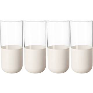 Villeroy & Boch Manufacture Rock Longdrink Glas 30 Cl 4-pak e - Highball & Longdrink Krystalglas Hvid - 1137998260
