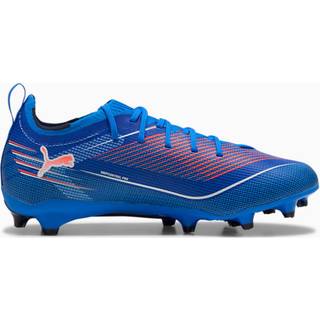 PUMA ULTRA 6 PRO FG/AG Football Boots Youth, Shoes, Ultra Blue/White/Glowing Red, 32
