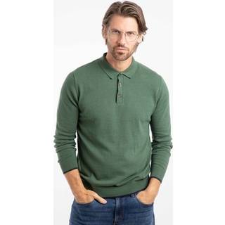 Weird Fish Weird Fish Green Alden Long Sleeve Knitted Polo Shirt - XX-Large