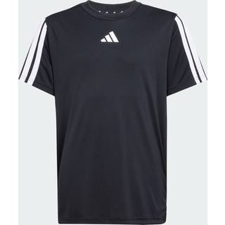 adidas adidas Black Train Essentials 3-Stripes Kids T-Shirt