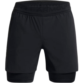 Shorts Under Armour UA Peak Woven 2in1 Sts-BLK 1378604-001 Størrelse S