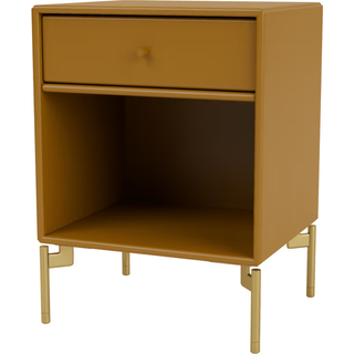 Montana DREAM sengebord med ben - 142 Amber (8-12 ugers Levering) - Messing