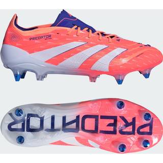 Predator Elite-støvler til blødt underlag - Signal Coral / Cloud White / Beam Orange - 41 1/3