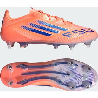 F50 Elite Soft Ground støvler - Beam Orange / Lucid Blue / Cloud White - 39 1/3