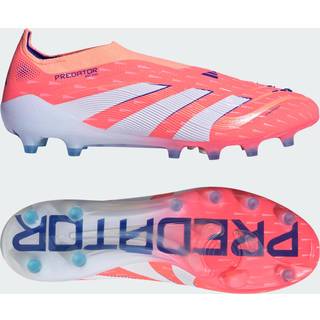 Predator Elite Laceless Artificial Grass støvler - Signal Coral / Cloud White / Beam Orange - 44