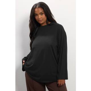 Yours Curve Yours Curve Black Seam Detail Skater Top