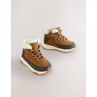 Next Tan Brown Warm Lined Walking Boots
