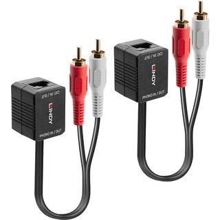 Lindy stereo phono forlænger CAT5/6, sort | PRIS-MATCH