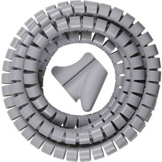 Spiralslange 2,5 meter Ø 20 mm grå