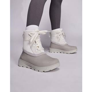 The North Face Women's Shellista V Shorty Waterproof Boots White Dune/Soapstone, 39.5
