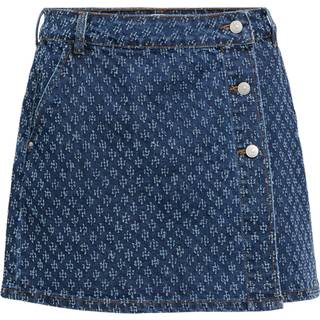Jacquard Denimnederdel