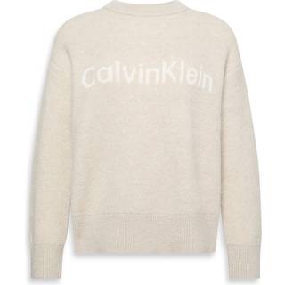 Alpaca Blend Logo Jumper - Beige - L