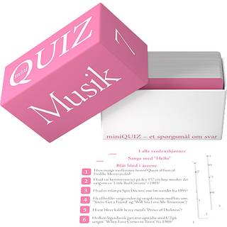 MiniQUIZ - Musik (På lager i butik)